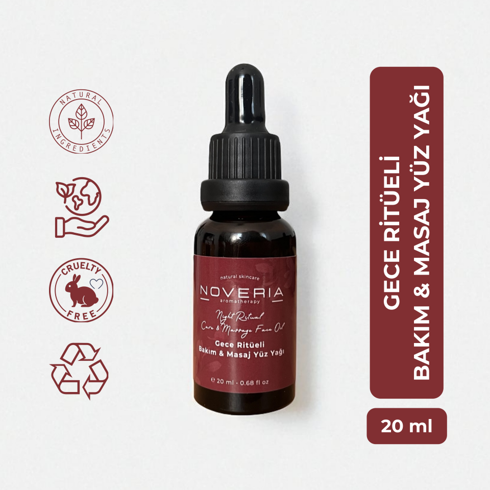 Gece Ritüeli Bakım ve Masaj Yüz Yağı - 20 ml