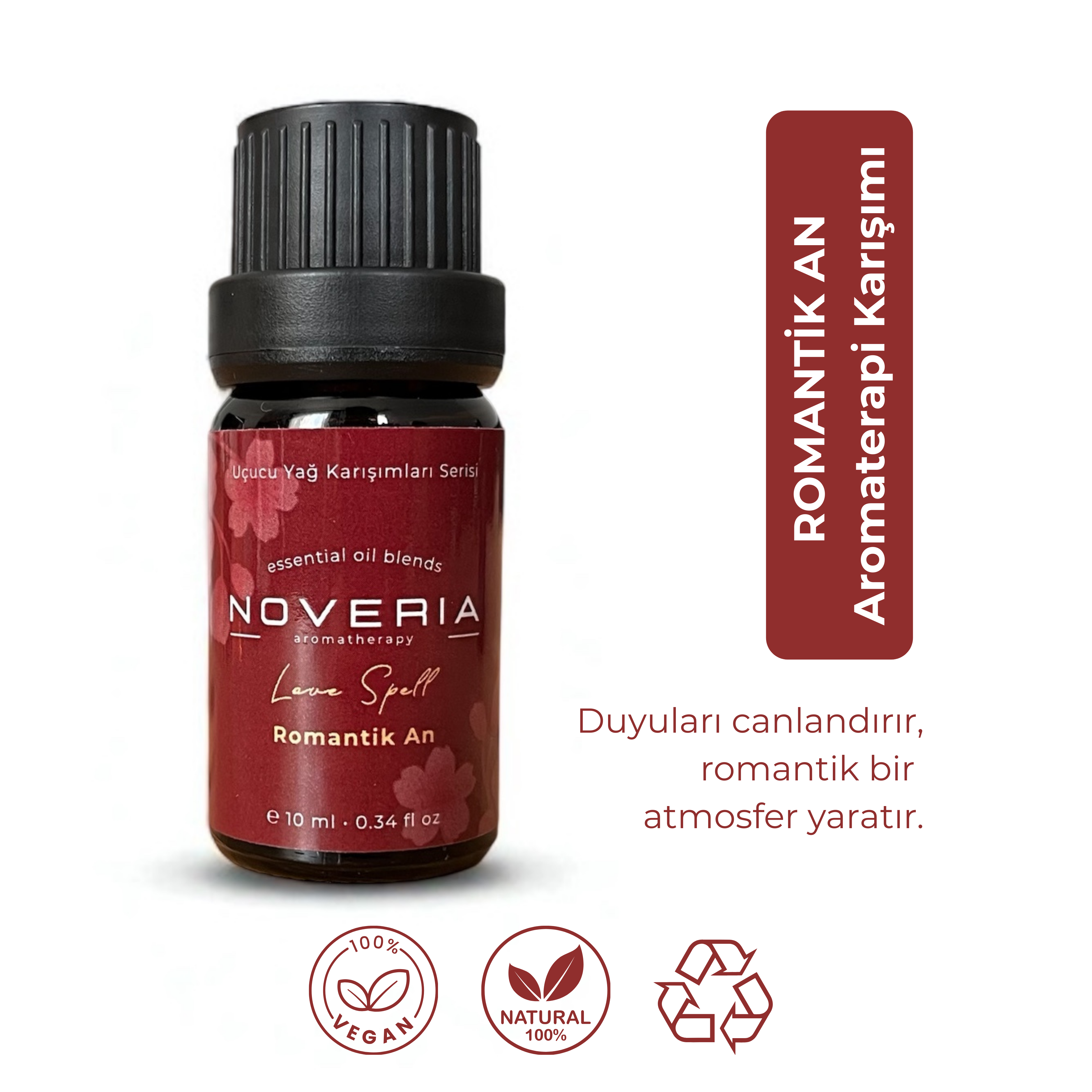 Romantik An Aromaterapi Uçucu Yağ Karışımı - 10 ml