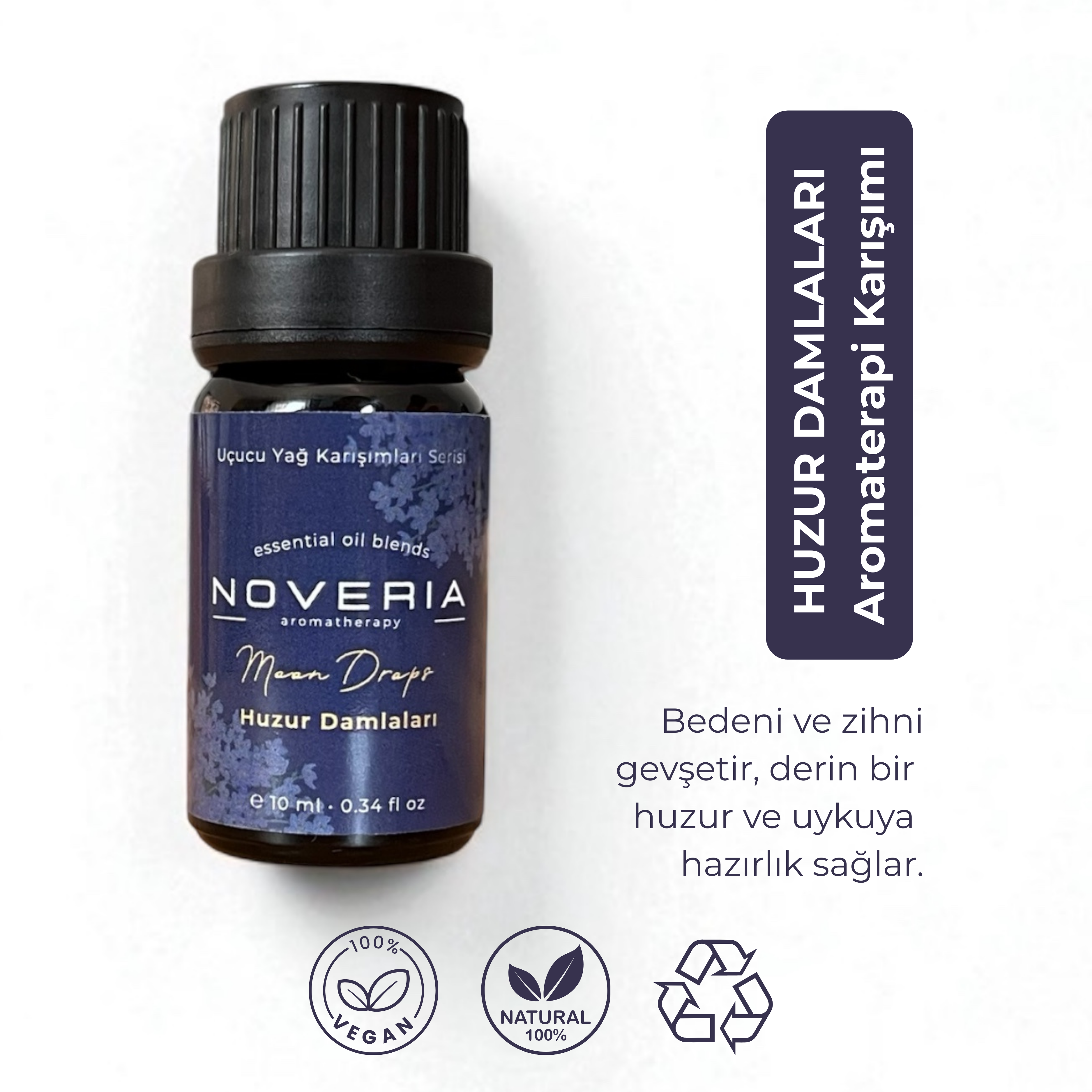 Huzur Damlaları Aromaterapi Uçucu Yağ Karışımı - 10 ml