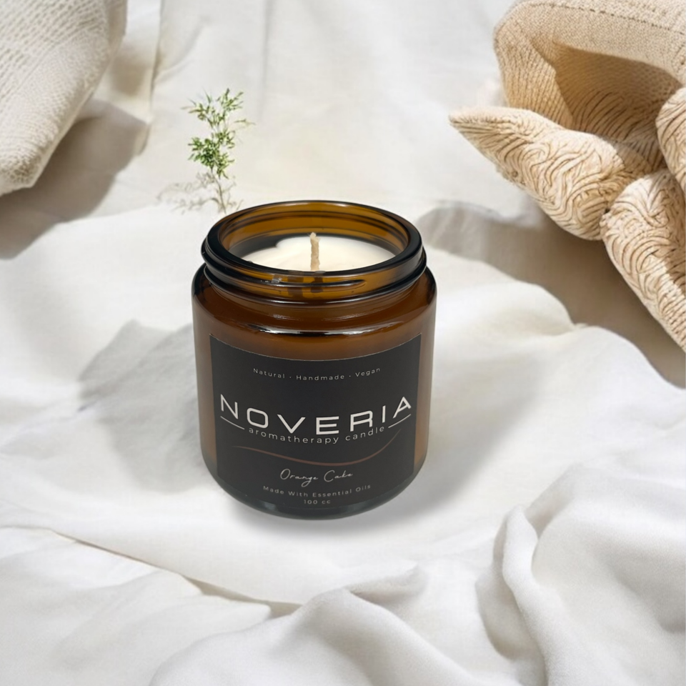 Aromaterapi Soya Mum - Doğal Ve Vegan - Orange Cake - 100 ml