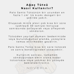 Palo Santo Ağaç Tütsü – 3 Adet / 30-35 g - Peru, Sertifikalı