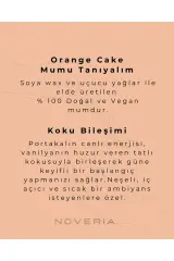 Orange Cake – Portakal & Vanilya Aromaterapi Soya Mum | Doğal, Vegan 210 ml