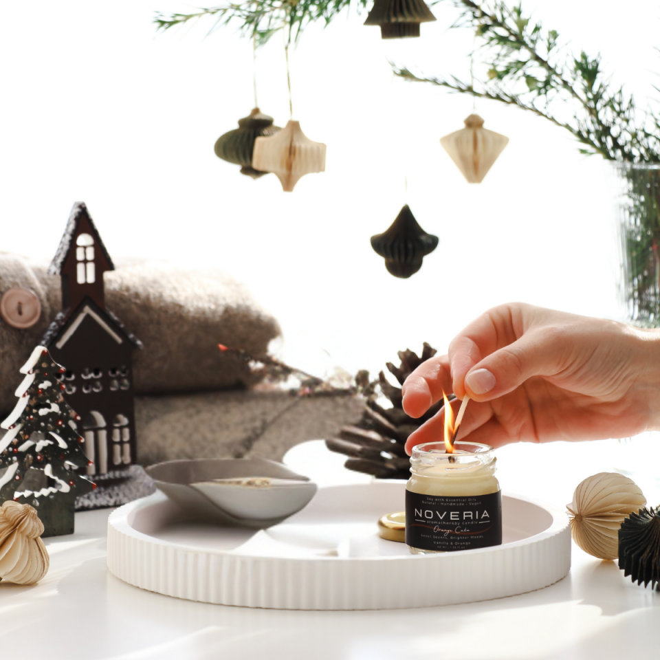 Orange Cake – Portakal & Vanilya Aromaterapi Soya Mum | Doğal, Vegan 40 ml