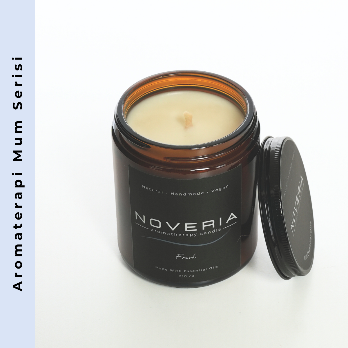 Fresh – Okaliptüs, Portakal & Limon Aromaterapi Soya Mum | Doğal, Vegan 210 ml